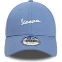 petten-gebogen-blauw-verstelbaar-9forty-seasonal-colour-van-vespa-piaggio-van-new-era
