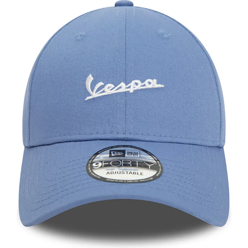 petten-gebogen-blauw-verstelbaar-9forty-seasonal-colour-van-vespa-piaggio-van-new-era