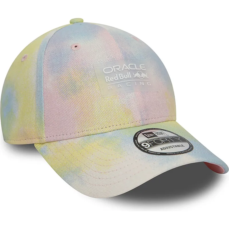 petten-gebogen-meerkleurig-snapback-9forty-tie-dye-denim-van-red-bull-racing-formula-1-van-new-era petten-gebogen-meerkleurig-snapback-9forty-tie-dye-denim-van-red-bull-racing-formula-1-van-new-era