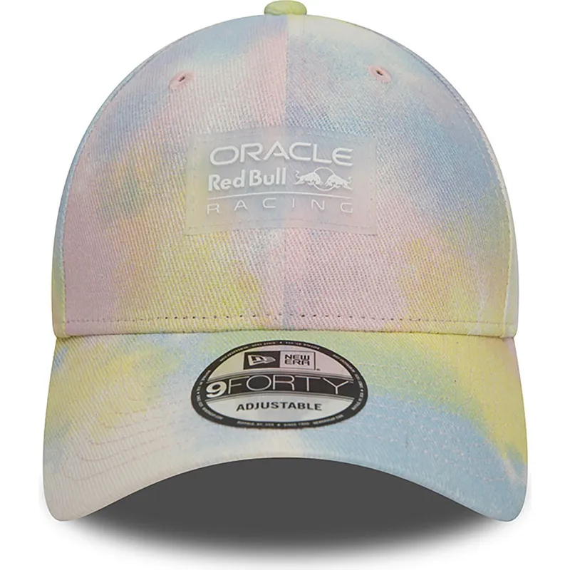 petten-gebogen-meerkleurig-snapback-9forty-tie-dye-denim-van-red-bull-racing-formula-1-van-new-era petten-gebogen-meerkleurig-snapback-9forty-tie-dye-denim-van-red-bull-racing-formula-1-van-new-era