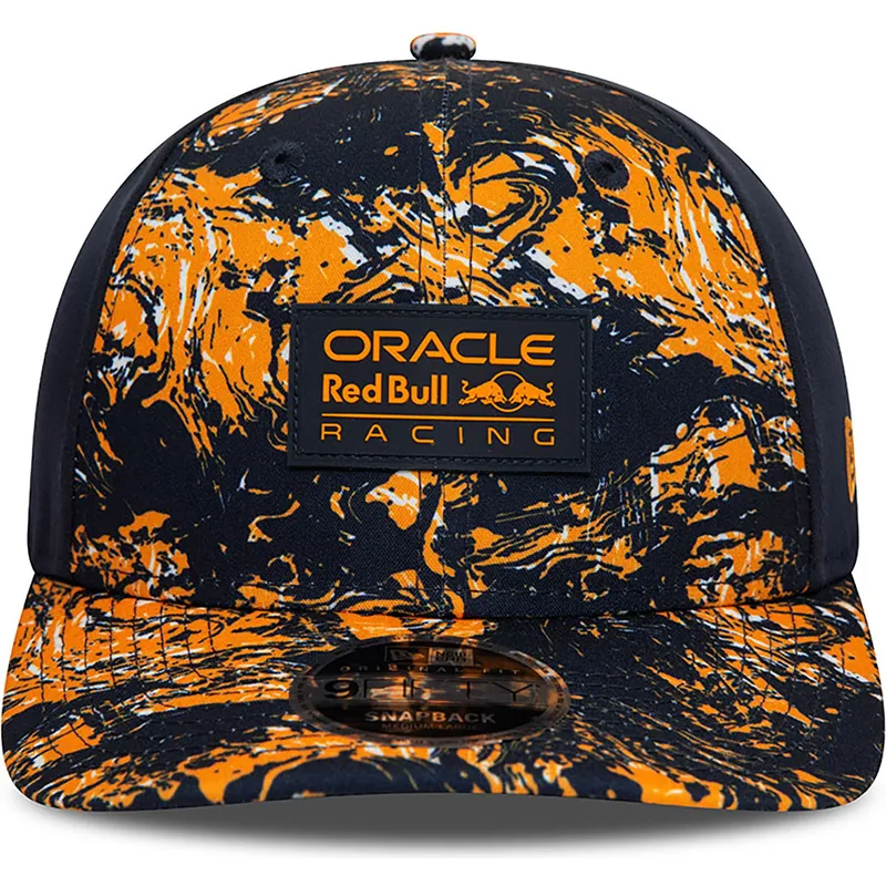 petten-gebogen-oranje-snapback-9fifty-all-over-print-van-red-bull-racing-formula-1-van-new-era petten-gebogen-oranje-snapback-9fifty-all-over-print-van-red-bull-racing-formula-1-van-new-era
