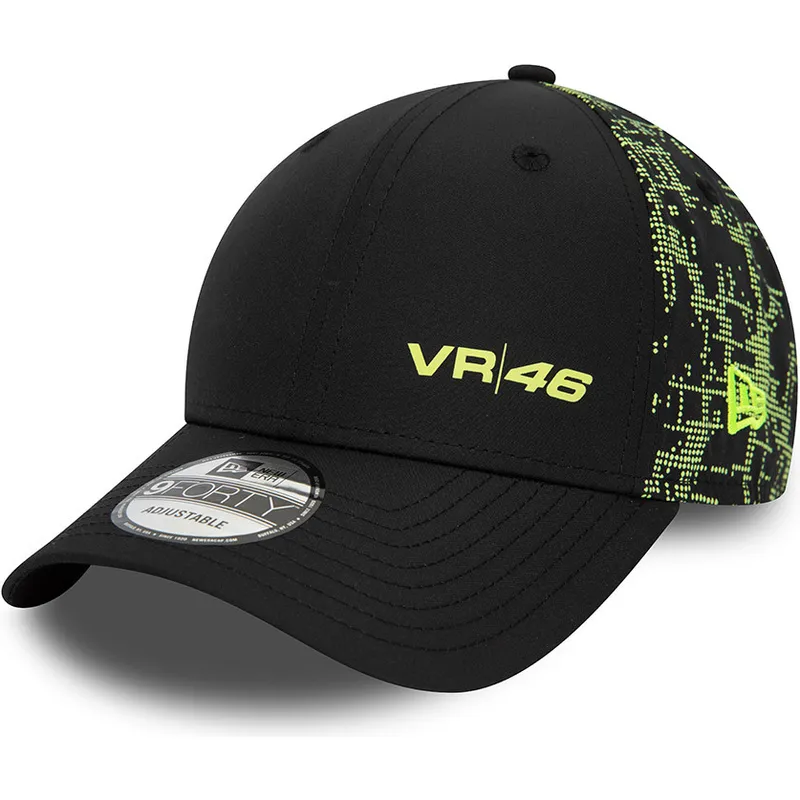 petten-gebogen-zwart-snapback-9forty-poly-print-van-valentino-rossi-vr46-motogp-van-new-era