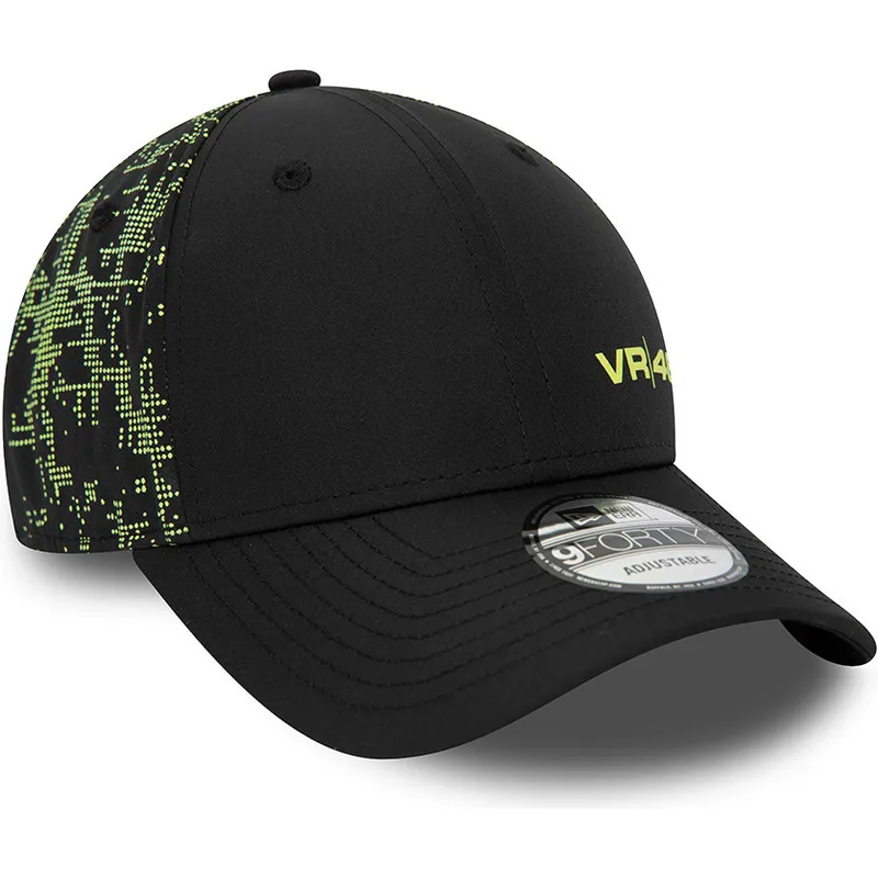 petten-gebogen-zwart-snapback-9forty-poly-print-van-valentino-rossi-vr46-motogp-van-new-era