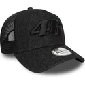 petten-gebogen-zwart-snapback-9forty-a-frame-denim-van-valentino-rossi-vr46-motogp-van-new-era