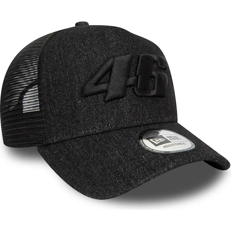 petten-gebogen-zwart-snapback-9forty-a-frame-denim-van-valentino-rossi-vr46-motogp-van-new-era