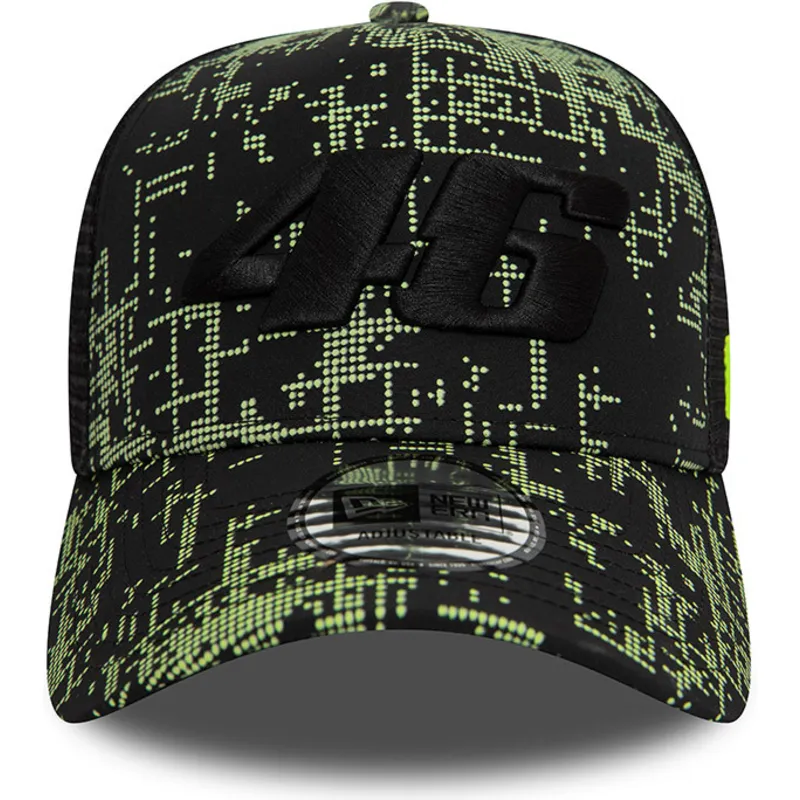 petten-gebogen-zwart-snapback-9forty-a-frame-poly-print-van-valentino-rossi-vr46-motogp-van-new-era petten-gebogen-zwart-snapback-9forty-a-frame-poly-print-van-valentino-rossi-vr46-motogp-van-new-era