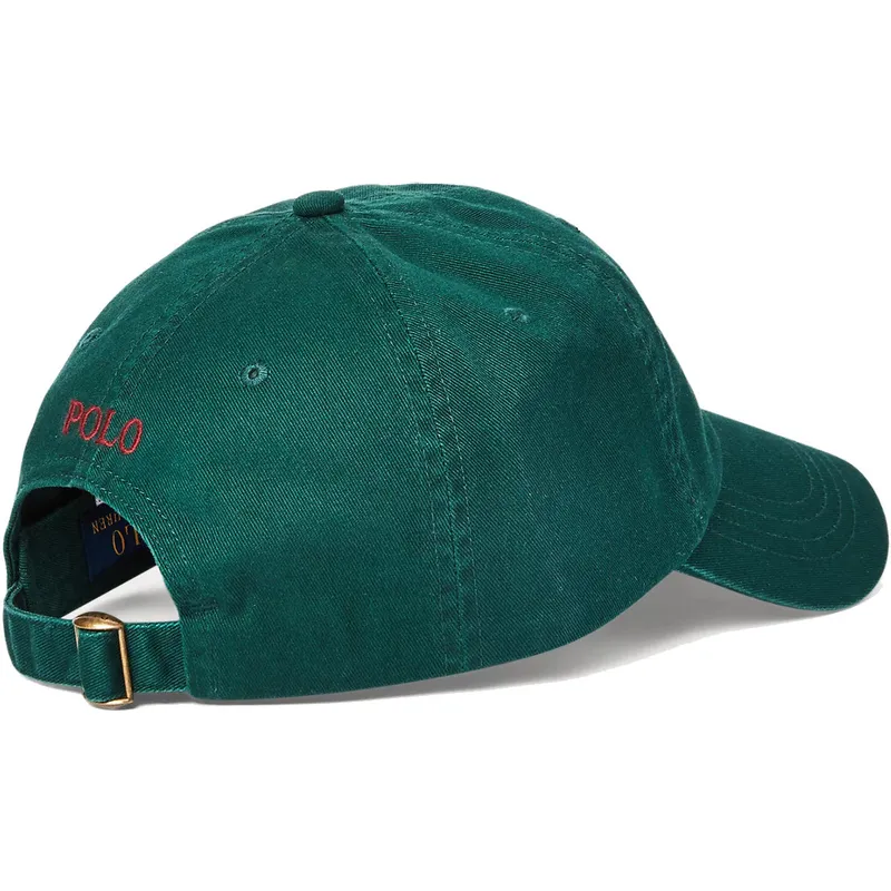 petten-gebogen-groen-verstelbaar-cotton-chino-classic-sport-van-polo-ralph-lauren