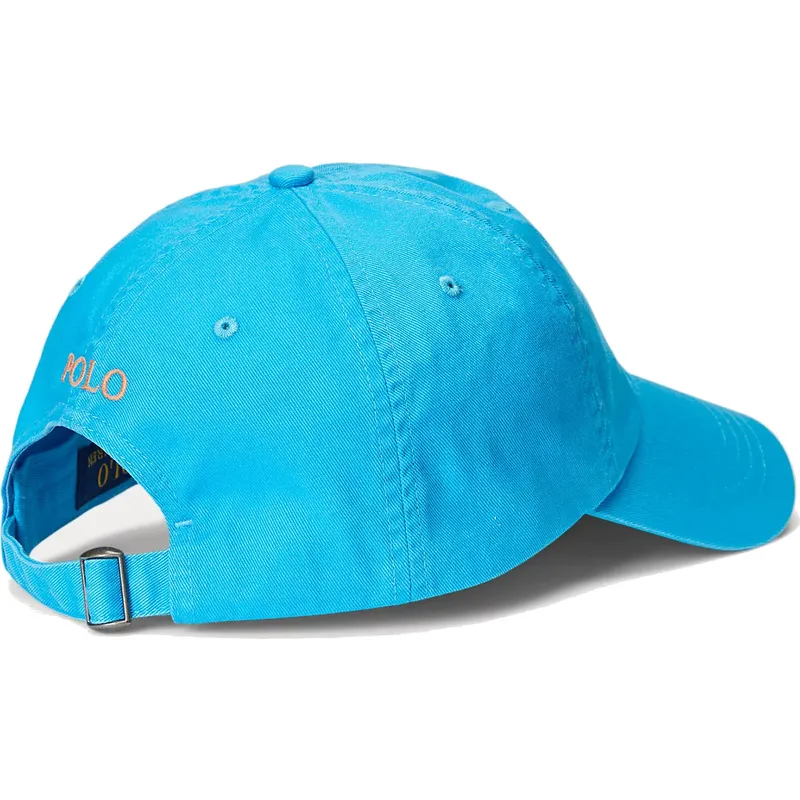 petten-gebogen-blauw-verstelbaar-cotton-chino-classic-sport-van-polo-ralph-lauren