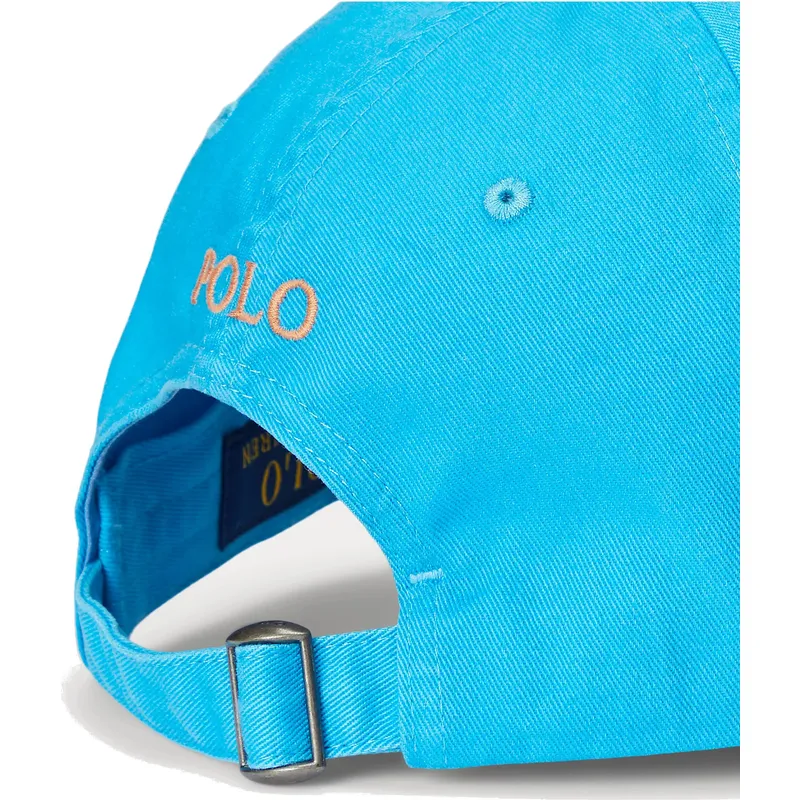 petten-gebogen-blauw-verstelbaar-cotton-chino-classic-sport-van-polo-ralph-lauren