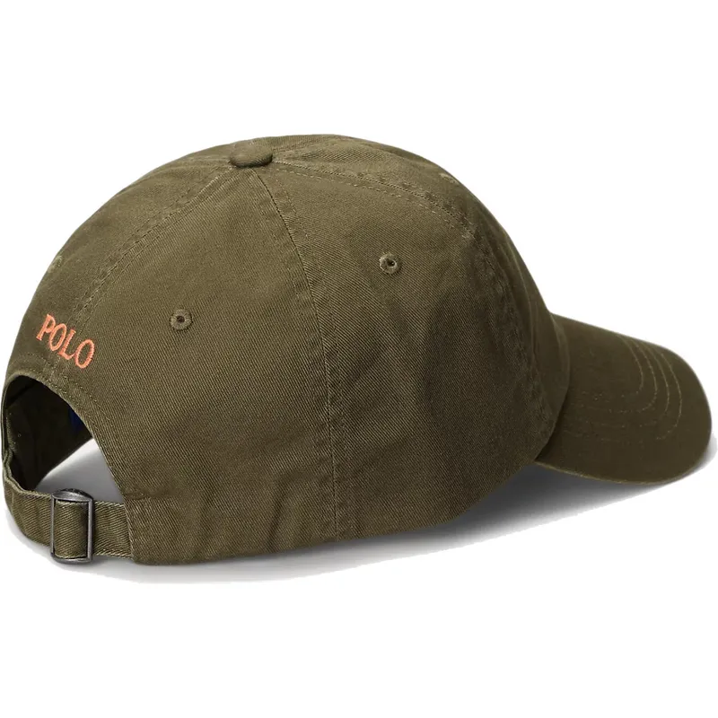 petten-gebogen-groen-verstelbaar-cotton-chino-classic-sport-van-polo-ralph-lauren