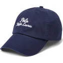 petten-gebogen-marineblauw-verstelbaar-chino-classic-sport-script-van-polo-ralph-lauren