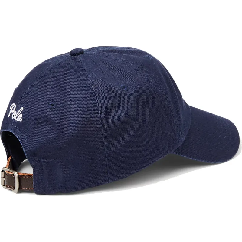 petten-gebogen-marineblauw-verstelbaar-chino-classic-sport-script-van-polo-ralph-lauren