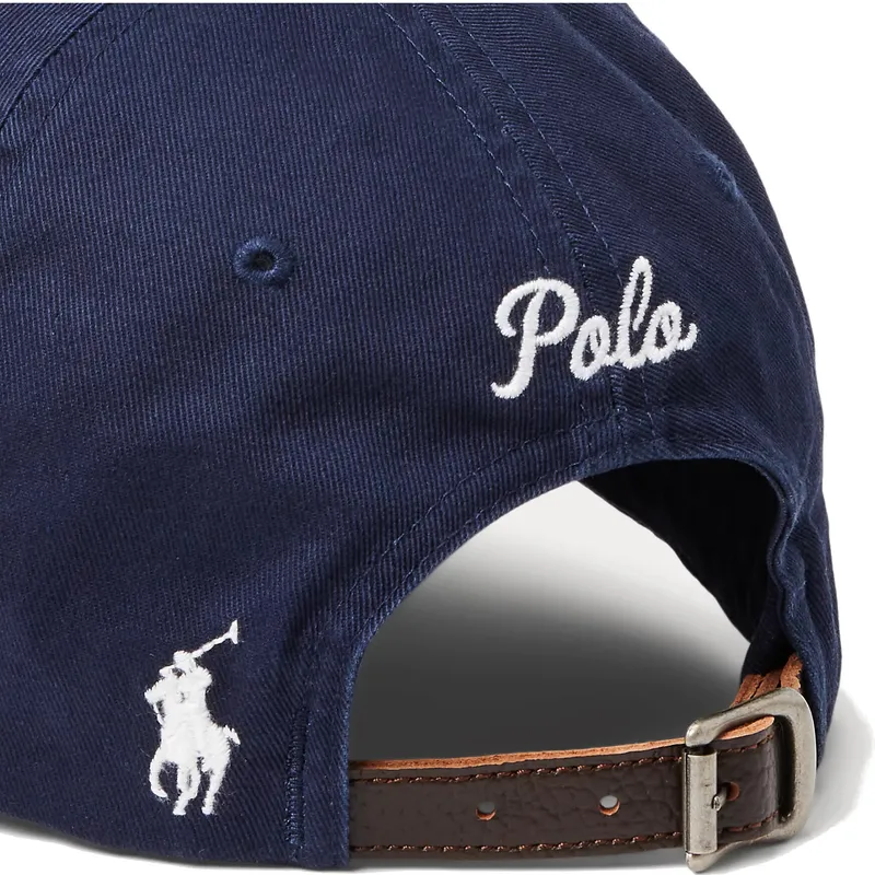 petten-gebogen-marineblauw-verstelbaar-chino-classic-sport-script-van-polo-ralph-lauren