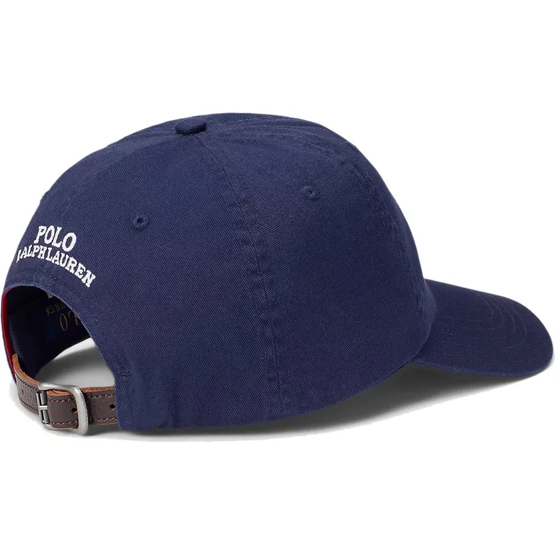petten-gebogen-marineblauw-verstelbaar-classic-sport-bear-van-polo-ralph-lauren