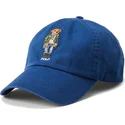 petten-gebogen-blauw-verstelbaar-classic-sport-bear-van-polo-ralph-lauren