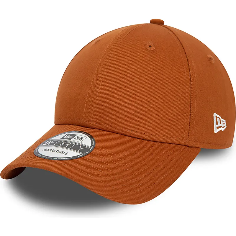 petten-gebogen-bruin-verstelbaar-9forty-essential-van-new-era