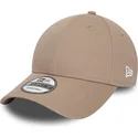 petten-gebogen-bruin-verstelbaar-9forty-essential-van-new-era