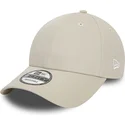 petten-gebogen-beige-verstelbaar-9forty-essential-van-new-era