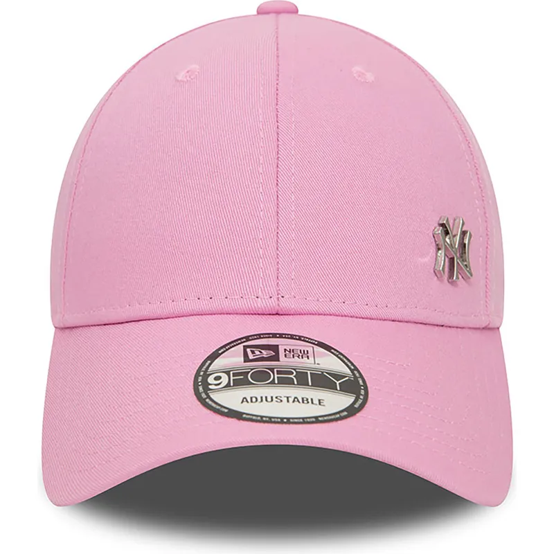 petten-gebogen-roze-snapback-9forty-flawless-van-new-york-yankees-mlb-van-new-era