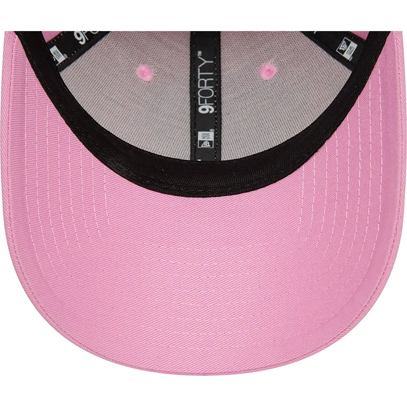 petten-gebogen-roze-snapback-9forty-flawless-van-new-york-yankees-mlb-van-new-era