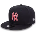 petten-plat-marineblauw-snapback-9fifty-outline-van-new-york-yankees-mlb-van-new-era