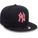 petten-plat-marineblauw-snapback-9fifty-outline-van-new-york-yankees-mlb-van-new-era