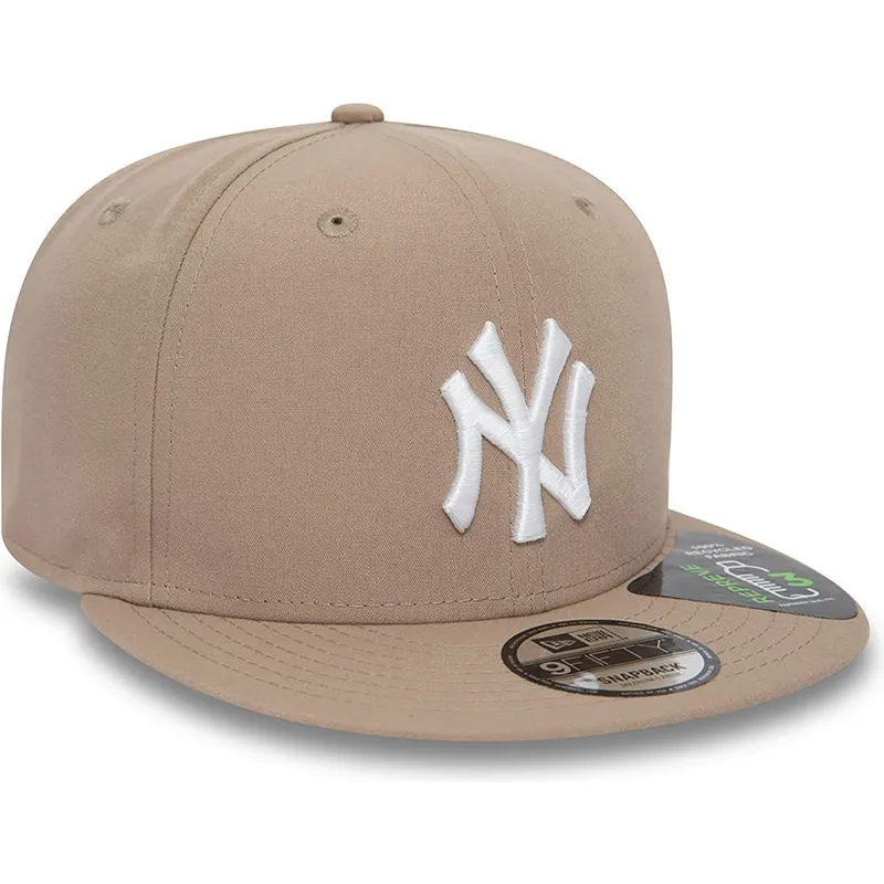 petten-plat-bruin-snapback-9fifty-repreve-van-new-york-yankees-mlb-van-new-era petten-plat-bruin-snapback-9fifty-repreve-van-new-york-yankees-mlb-van-new-era