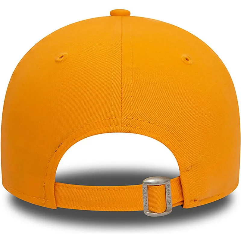 petten-gebogen-oranje-verstelbaar-9forty-league-essential-van-new-york-yankees-mlb-van-new-era