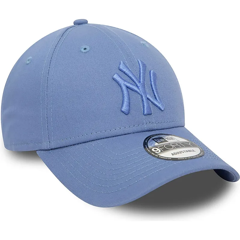 petten-gebogen-blauw-verstelbaar-9forty-league-essential-van-new-york-yankees-mlb-van-new-era