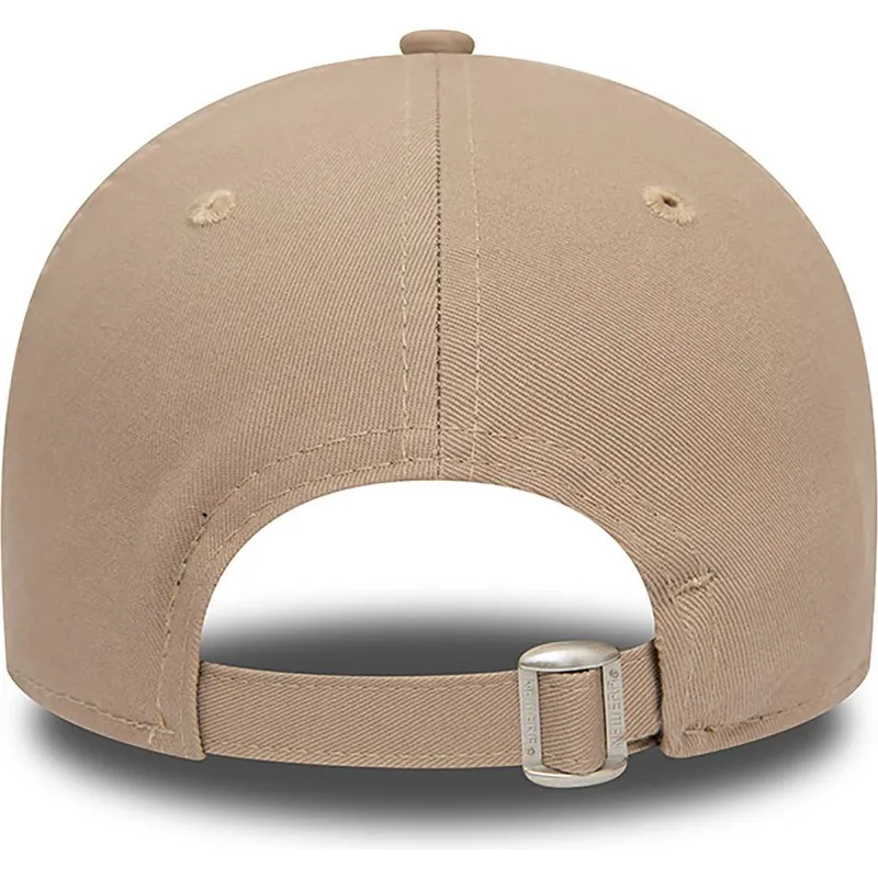 petten-gebogen-bruin-verstelbaar-9forty-league-essential-van-new-york-yankees-mlb-van-new-era