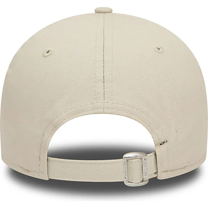 petten-gebogen-beige-verstelbaar-9forty-league-essential-van-new-york-yankees-mlb-van-new-era