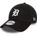 petten-gebogen-zwart-verstelbaar-9forty-league-essential-van-detroit-tigers-mlb-van-new-era