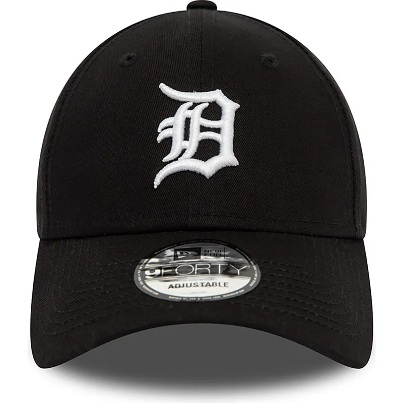 petten-gebogen-zwart-verstelbaar-9forty-league-essential-van-detroit-tigers-mlb-van-new-era