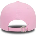 petten-gebogen-roze-verstelbaar-9forty-league-essential-van-new-york-yankees-mlb-van-new-era