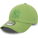 petten-gebogen-groen-verstelbaar-9forty-league-essential-van-new-york-yankees-mlb-van-new-era