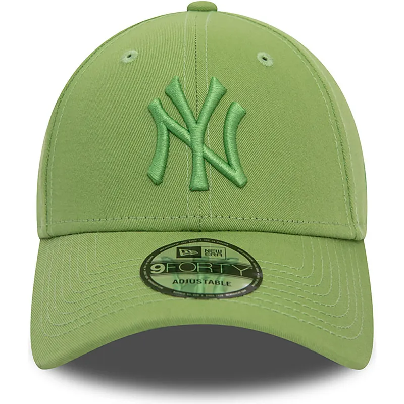 petten-gebogen-groen-verstelbaar-9forty-league-essential-van-new-york-yankees-mlb-van-new-era