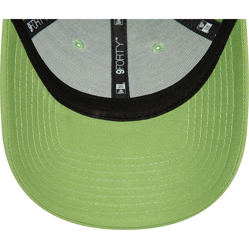 petten-gebogen-groen-verstelbaar-9forty-league-essential-van-new-york-yankees-mlb-van-new-era
