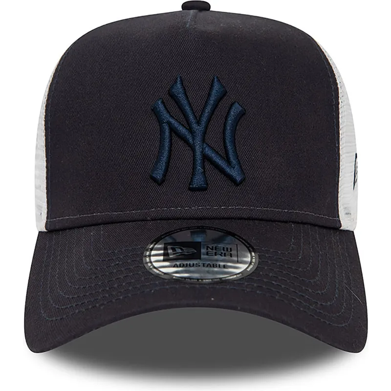 petten-gebogen-marineblauw-snapback-a-frame-league-essential-van-new-york-yankees-mlb-van-new-era
