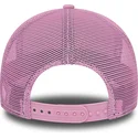 petten-gebogen-roze-snapback-a-frame-league-essential-van-new-york-yankees-mlb-van-new-era