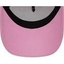 petten-gebogen-roze-snapback-a-frame-league-essential-van-new-york-yankees-mlb-van-new-era