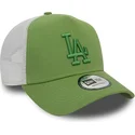 petten-gebogen-groen-snapback-a-frame-league-essential-van-los-angeles-dodgers-mlb-van-new-era