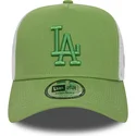 petten-gebogen-groen-snapback-a-frame-league-essential-van-los-angeles-dodgers-mlb-van-new-era