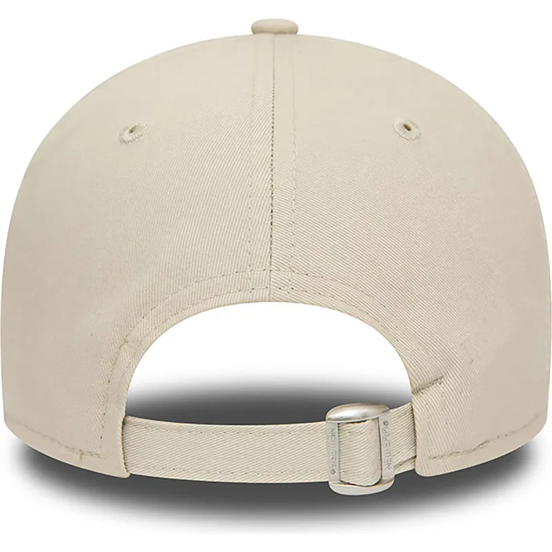 petten-gebogen-beige-verstelbaar-9twenty-league-essential-van-los-angeles-dodgers-mlb-van-new-era
