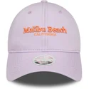 petten-gebogen-paars-verstelbaar-9twenty-wordmark-van-malibu-beach-california-van-new-era