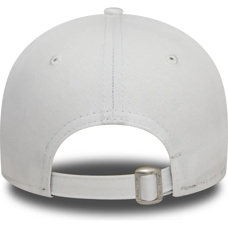 petten-gebogen-wit-verstelbaar-9twenty-wordmark-van-los-angeles-california-van-new-era