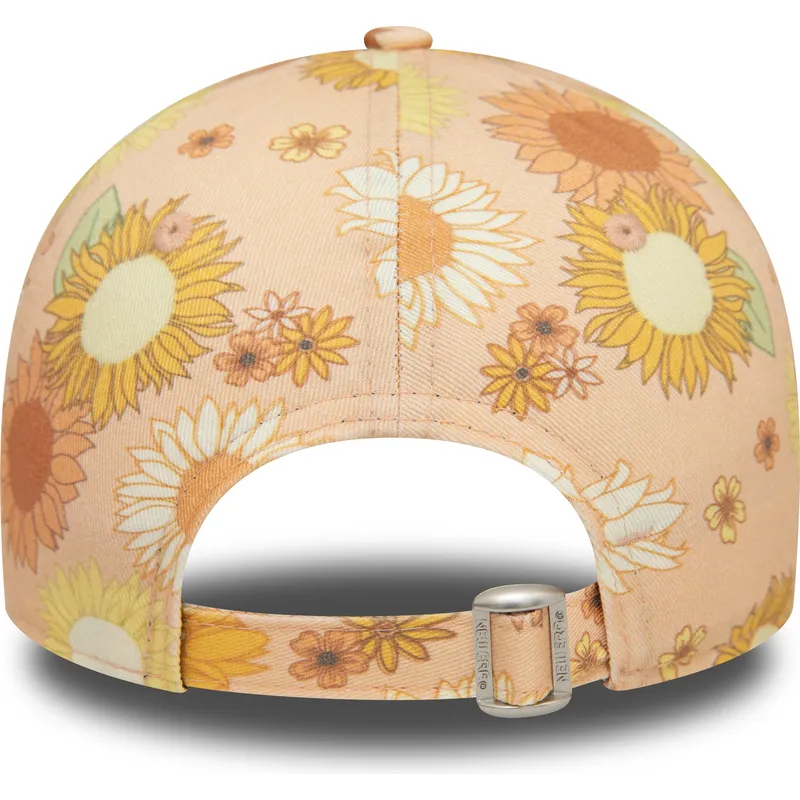 petten-gebogen-oranje-verstelbaar-9forty-floral-all-over-print-van-new-york-yankees-mlb-van-new-era petten-gebogen-oranje-verstelbaar-9forty-floral-all-over-print-van-new-york-yankees-mlb-van-new-era