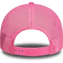 petten-gebogen-roze-snapback-a-frame-foam-front-van-florida-beach-club-van-new-era