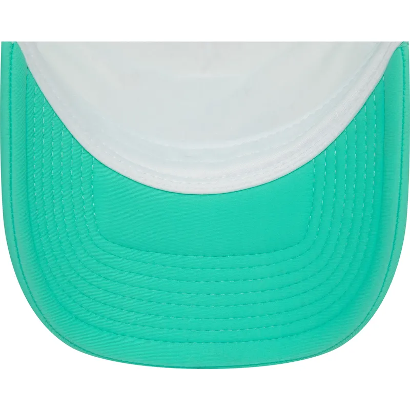 petten-gebogen-groen-snapback-a-frame-foam-front-van-miami-surf-club-florida-van-new-era