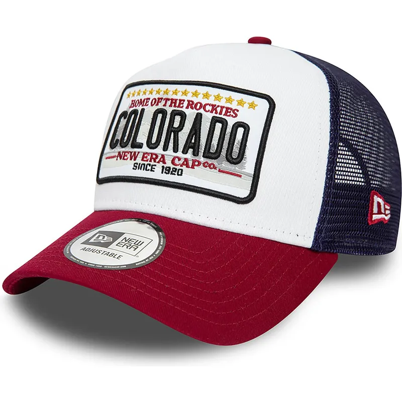 petten-gebogen-meerkleurig-snapback-a-frame-patch-colorado-van-new-era