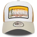 petten-gebogen-bruin-snapback-a-frame-patch-arizona-van-new-era